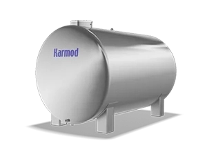 10 ton yatay paslanmaz depo