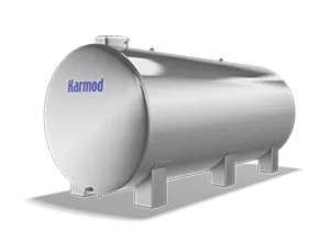 15 ton yatay paslanmaz depo