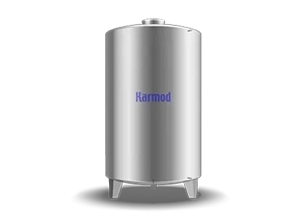 5 ton dikey paslanmaz depo