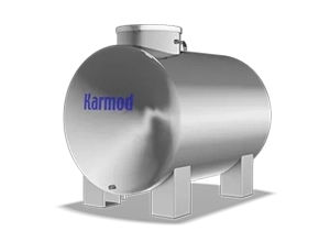 500 litre yatay paslanmaz depo