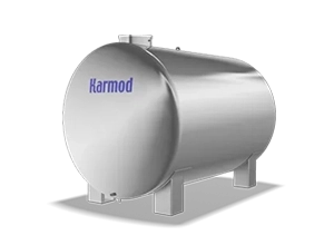 7 ton yatay paslanmaz depo