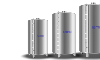 Dikey paslanmaz depo